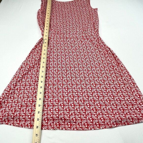 Athleta Astra Dress Red Gray Criss Cross Back Dress - Picture 4 of 6